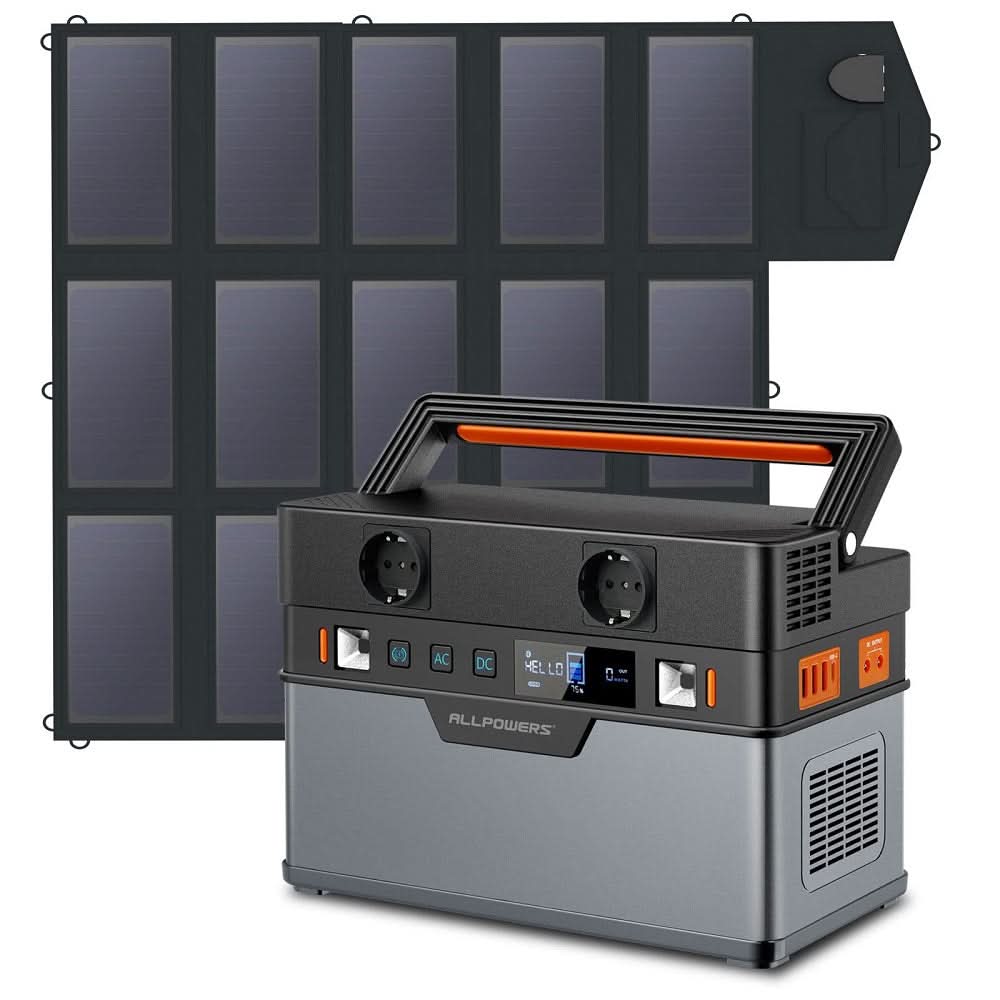 ALLPOWERS Zonnegeneratorset 700W (S700 + SP012 100W zonnepaneel)