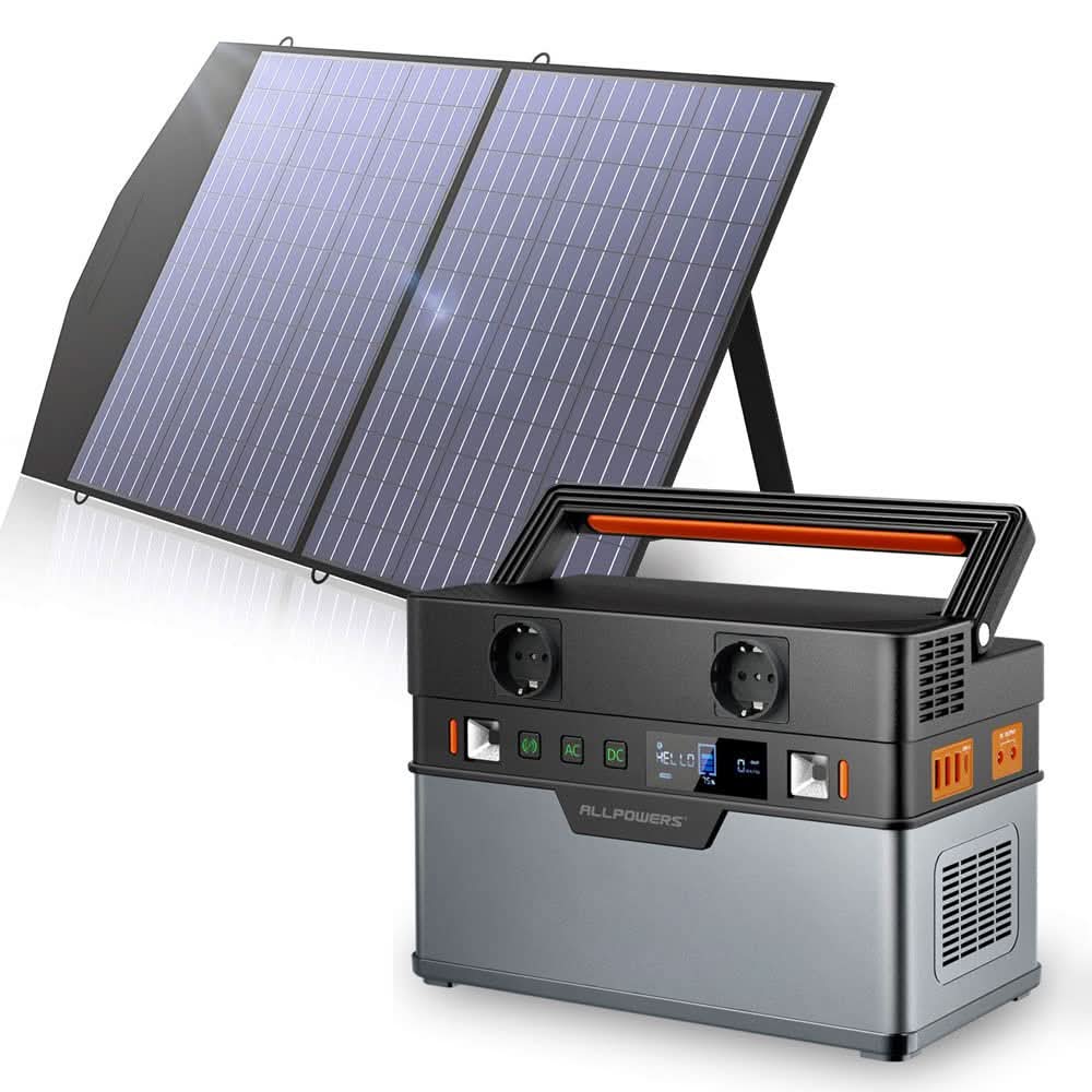 ALLPOWERS Zonnegeneratorset 700W (S700 + SP027 100W zonnepaneel)
