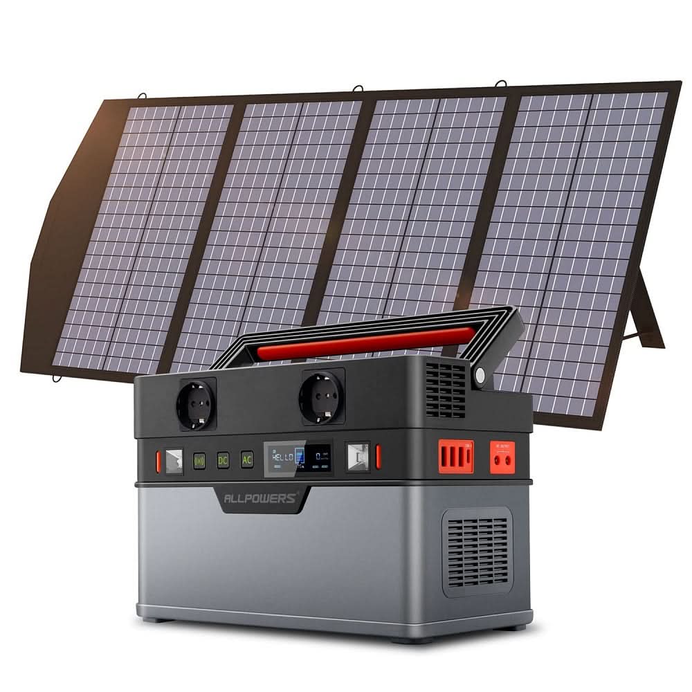 ALLPOWERS Zonnegeneratorset 700W (S700 + SP029 140W zonnepaneel)