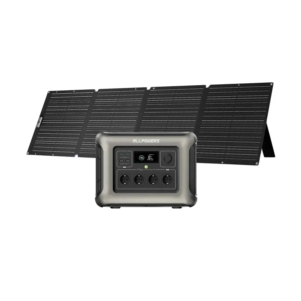 ALLPOWERS R1500 Draagbaar Energiestation 1800W 1152Wh LiFeP04 Accu