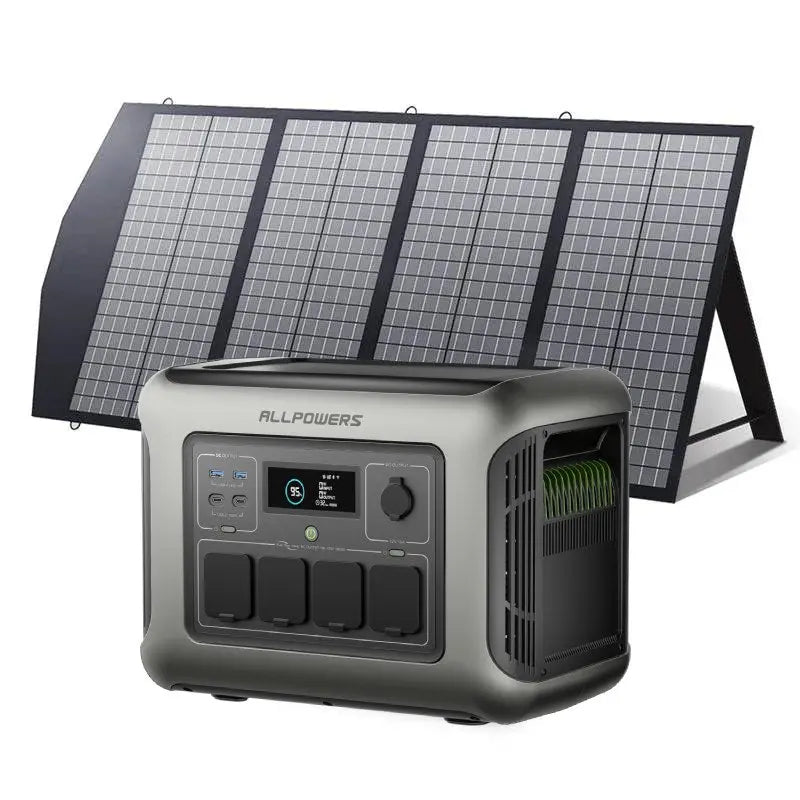 ALLPOWER Zonnegeneratorset 1600W + 140W (R1500 LITE + SP029 140W zonnepaneel)