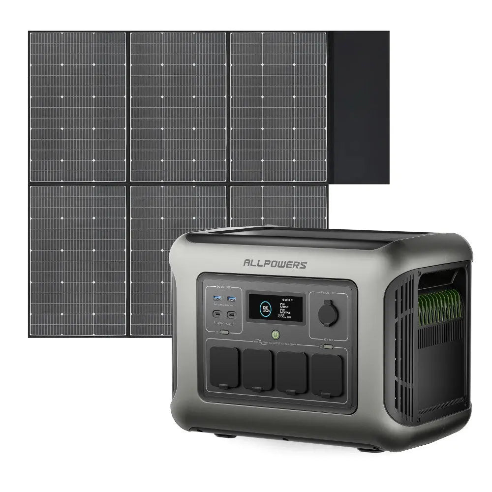 ALLPOWERS R1500 LITE Draagbaar Energiestation 1600W 1056Wh LiFeP04 Accu