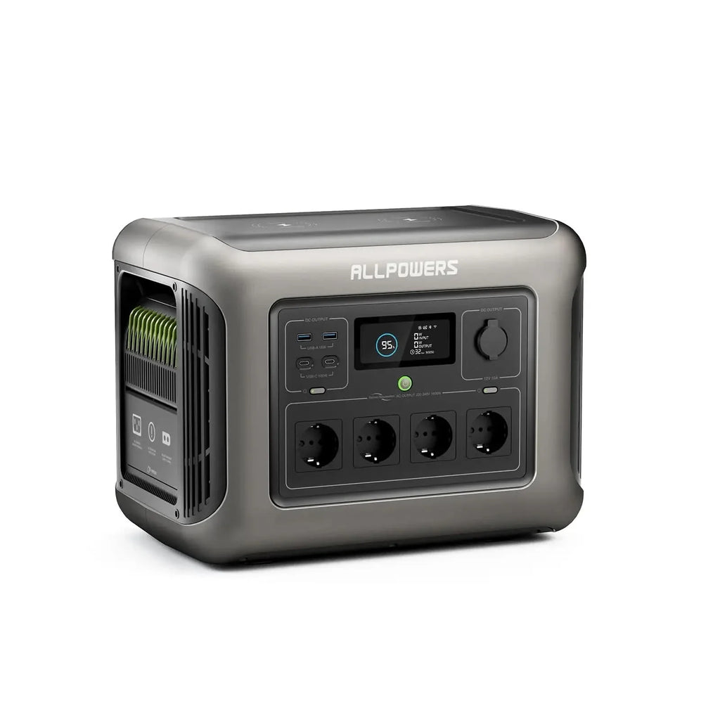 ALLPOWERS R1500 Draagbaar Energiestation 1800W 1152Wh LiFeP04 Accu