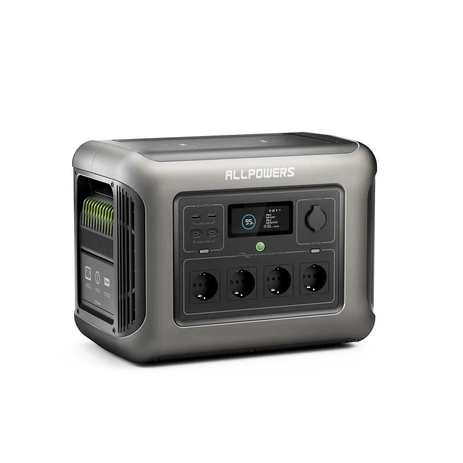 ALLPOWERS R1500 Draagbaar Energiestation 1800W 1152Wh LiFeP04 Accu