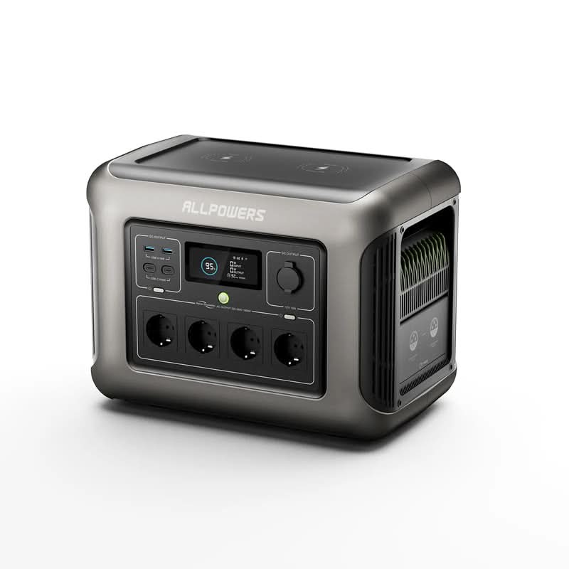 ALLPOWER Zonnegeneratorset 1800W (R1500 + SP029 140W zonnepaneel)