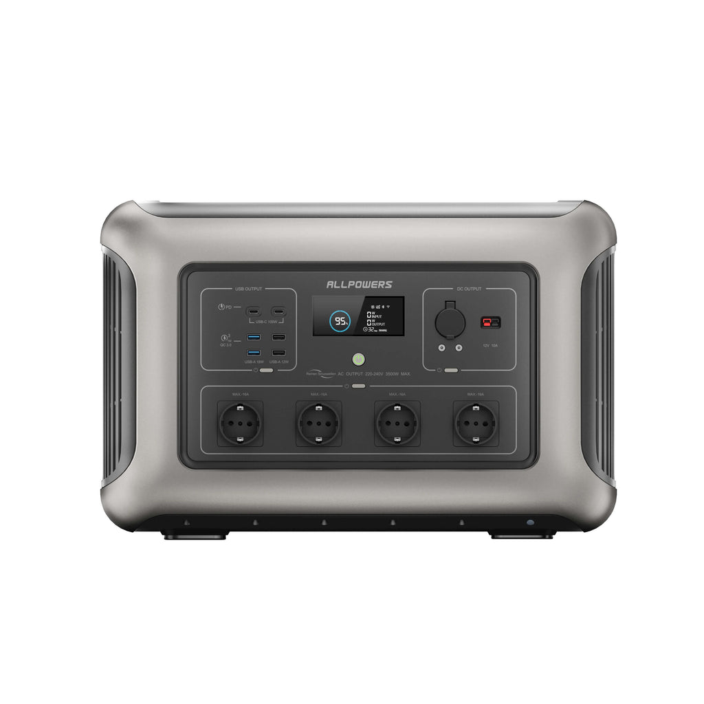 ALLPOWERS Zonnegeneratorset 3500W (R3500 + SP039 600W zonnepaneel)