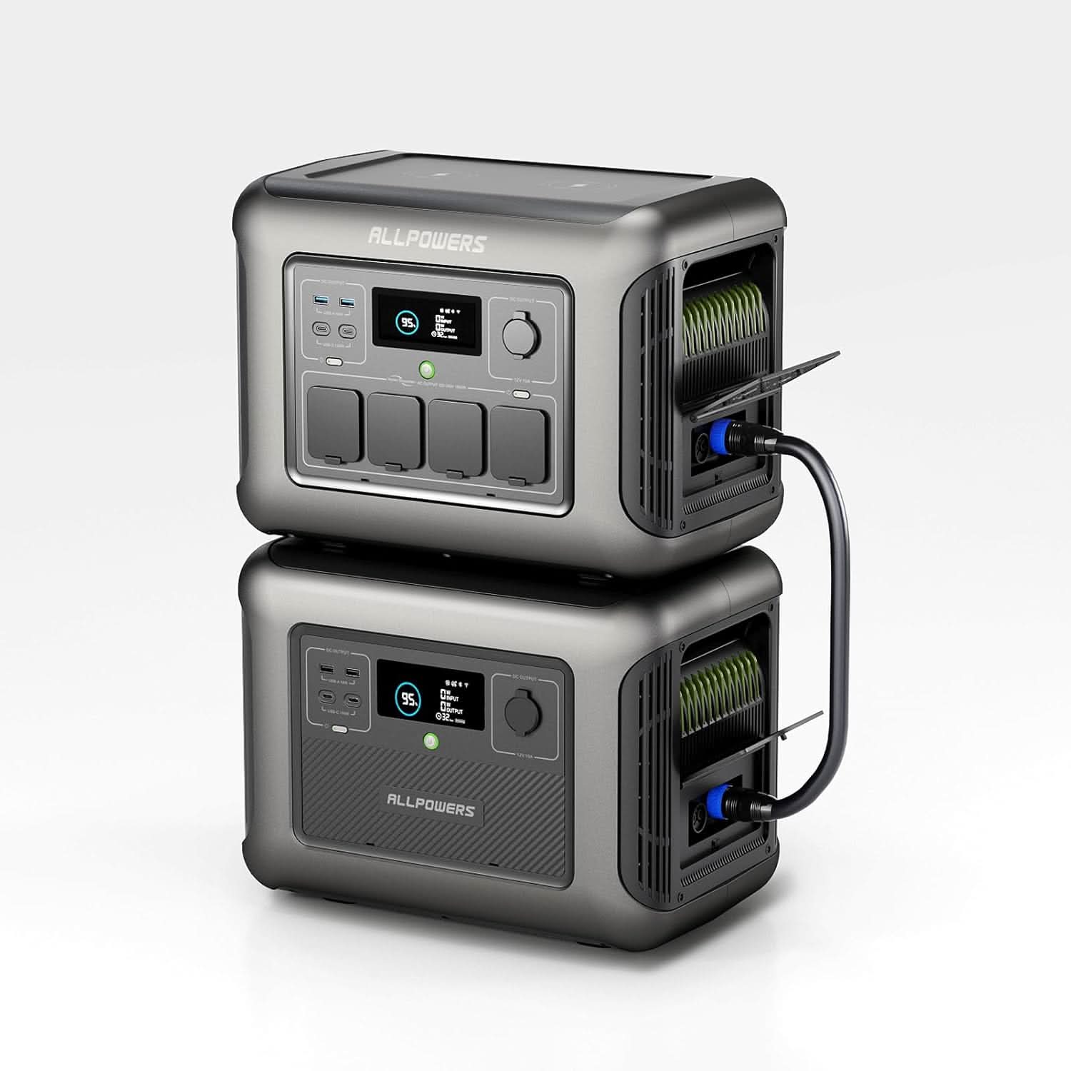 ALLPOWERS R1500 Draagbaar Energiestation 1800W 1152Wh LiFeP04 Accu