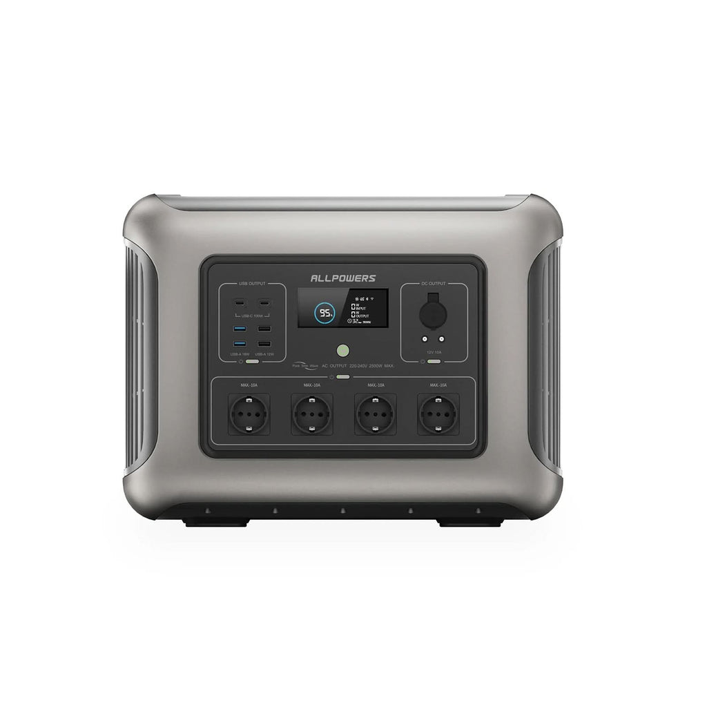 ALLPOWERS Zonnegeneratorset 1800W (R1500 + SP039 600W zonnepaneel)