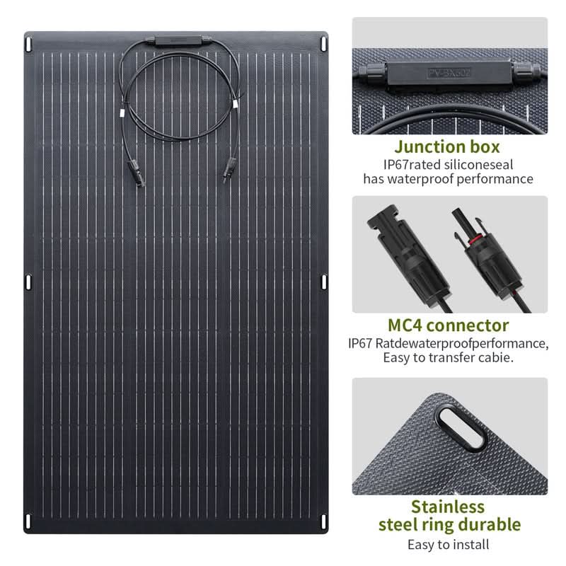 ALLPOWERS Zonnegeneratorset 1500W (S1500 + SF100 100W flexibel zonnepaneel)