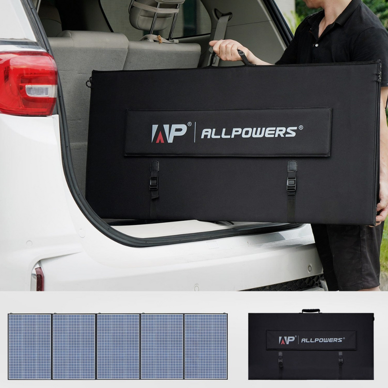 ALLPOWERS Zonnegeneratorset 1800W (R1500 + SP037 400W zonnepaneel)