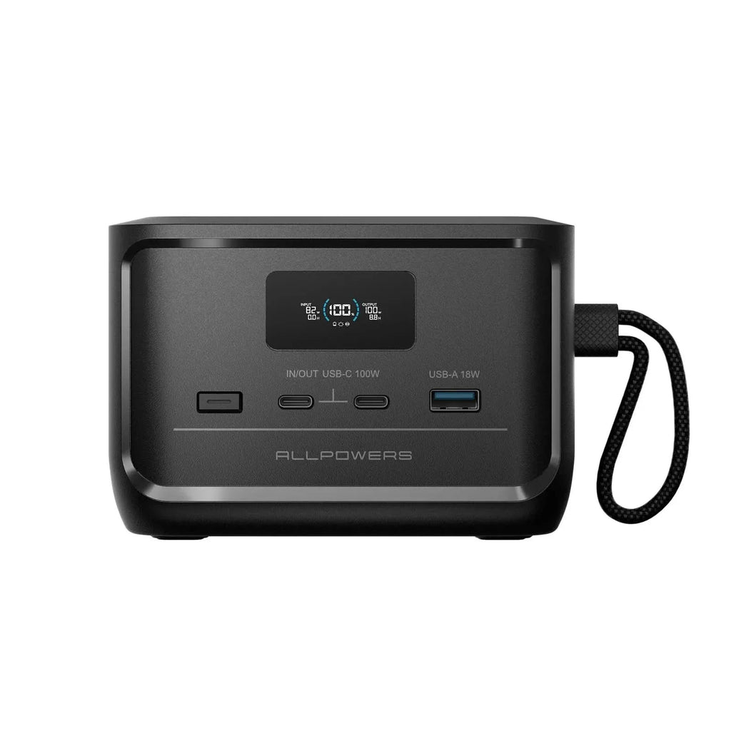 ALLPOWERS SOLAX P100 DC Draagbare Powerstation | 128W 99Wh