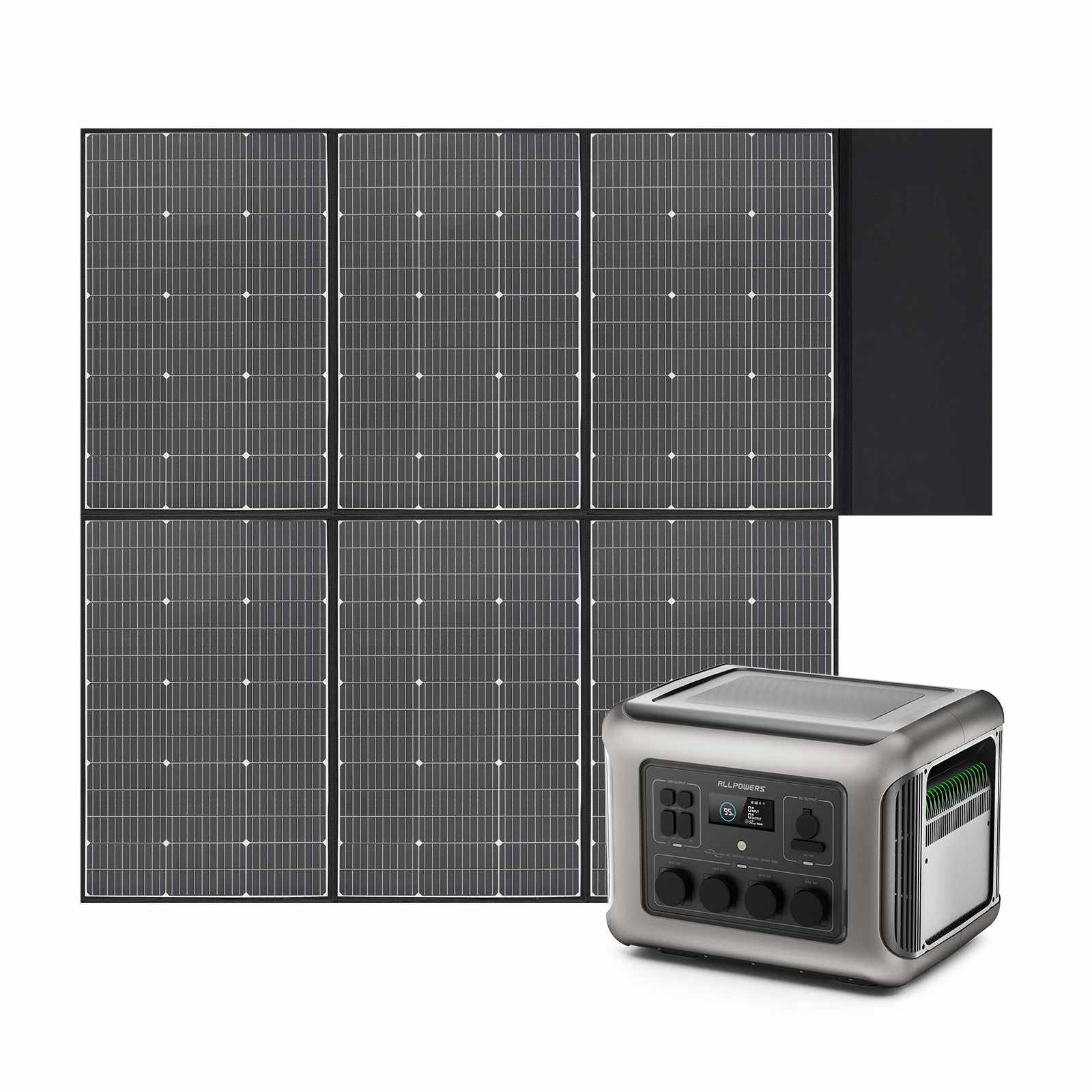 ALLPOWERS Zonnegeneratorset 2500W (R2500-V2 + SP039 600W zonnepaneel)