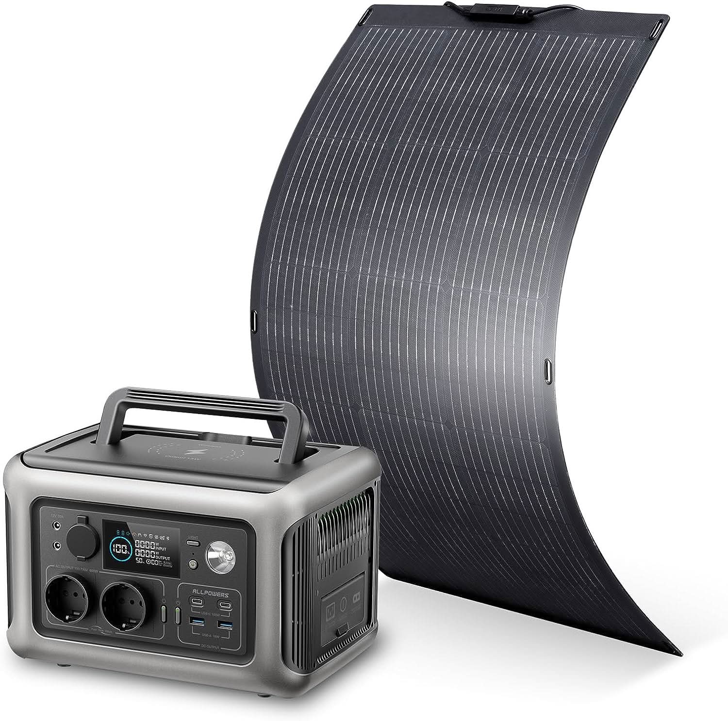 ALLPOWERS R600 Draagbaar Energiestation 600W 299Wh LiFeP04 Accu